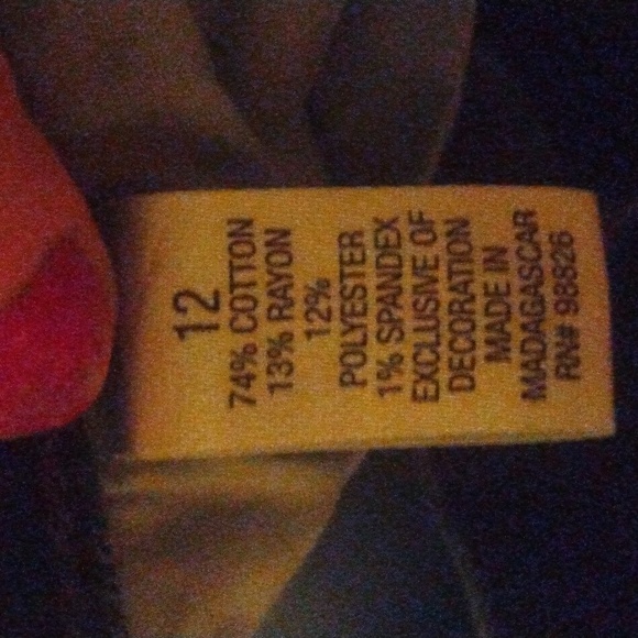 Blue Mountain Brand Women's Jeans Size 12 boot cut dark blue high waist - Picture 2 of 7